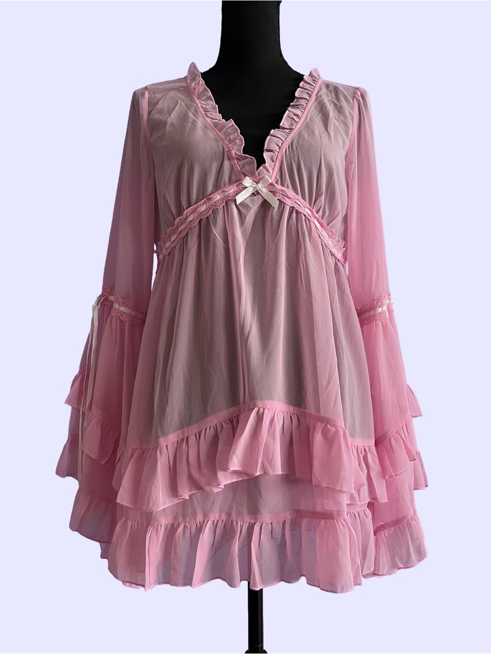 Sugar Thrillz Pink Ruffle Dress